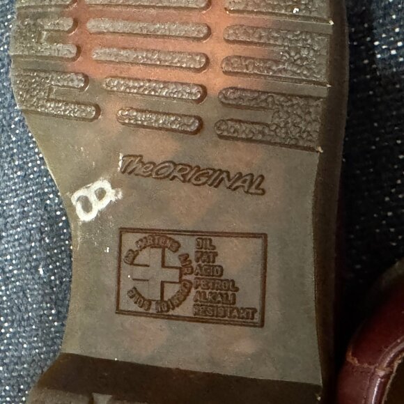 Dr. Martens Louis Gusset Slip-On Oxford Shoes, Oxblood, US M4/US L5/EU36/UK3 - Picture 14 of 16